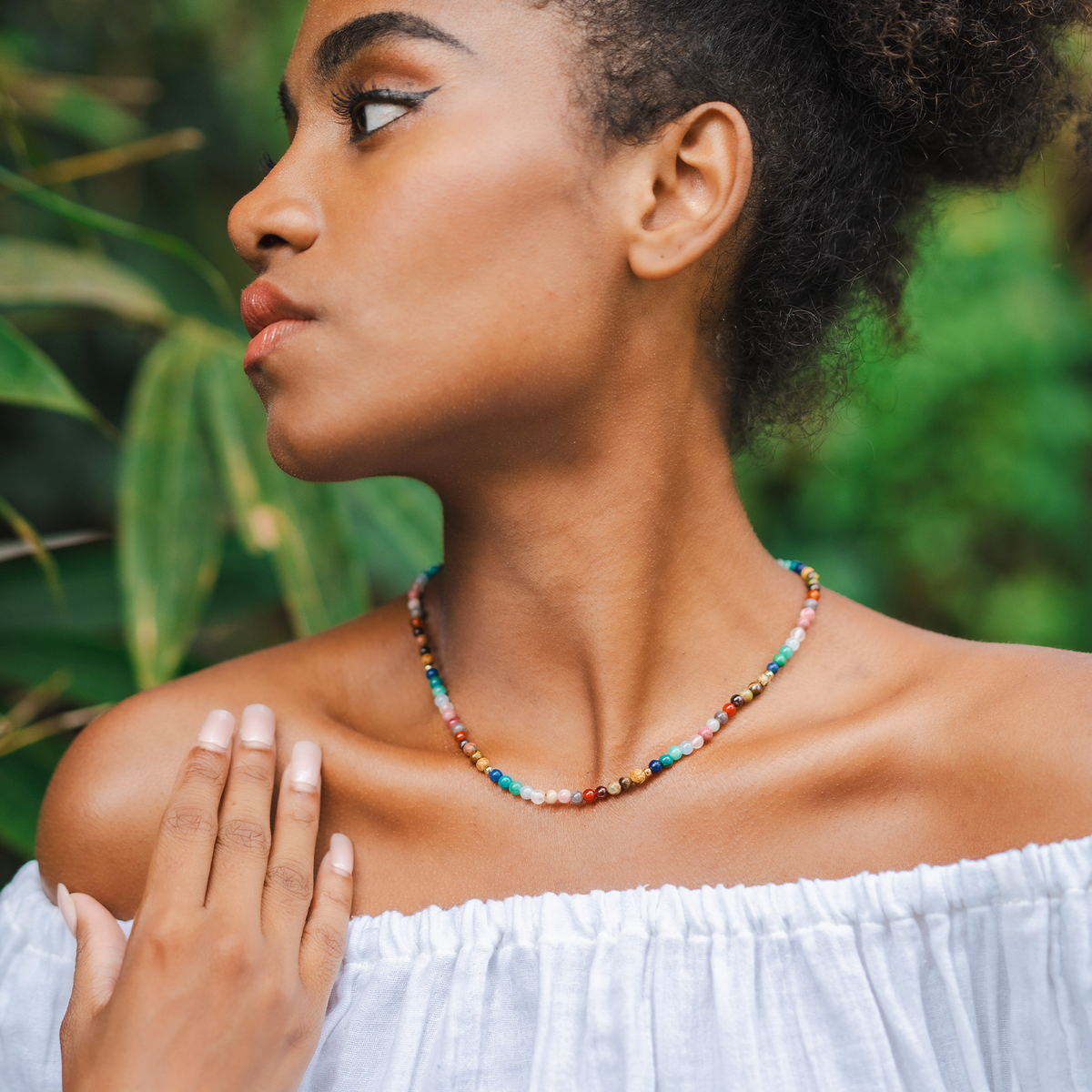Master Healer 4mm Healing Necklace — alternate product view 5