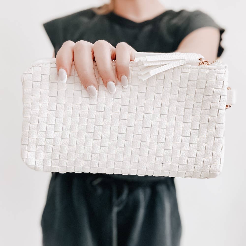 Emma Woven Clutch Wristlet - House of Caelo Athleisure Wear, Yoga Wear & Women's Clothing