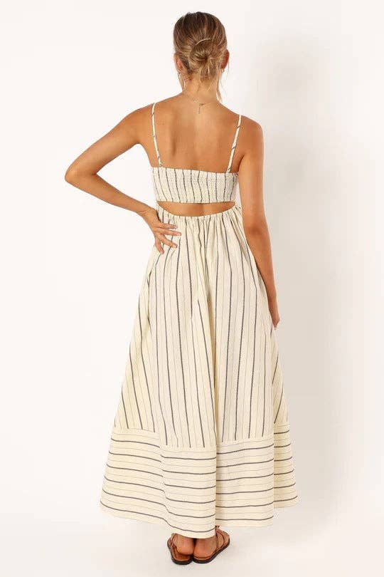 Salt & Soul Striped Maxi Dress, view 2 | Fitkitty Culture®
