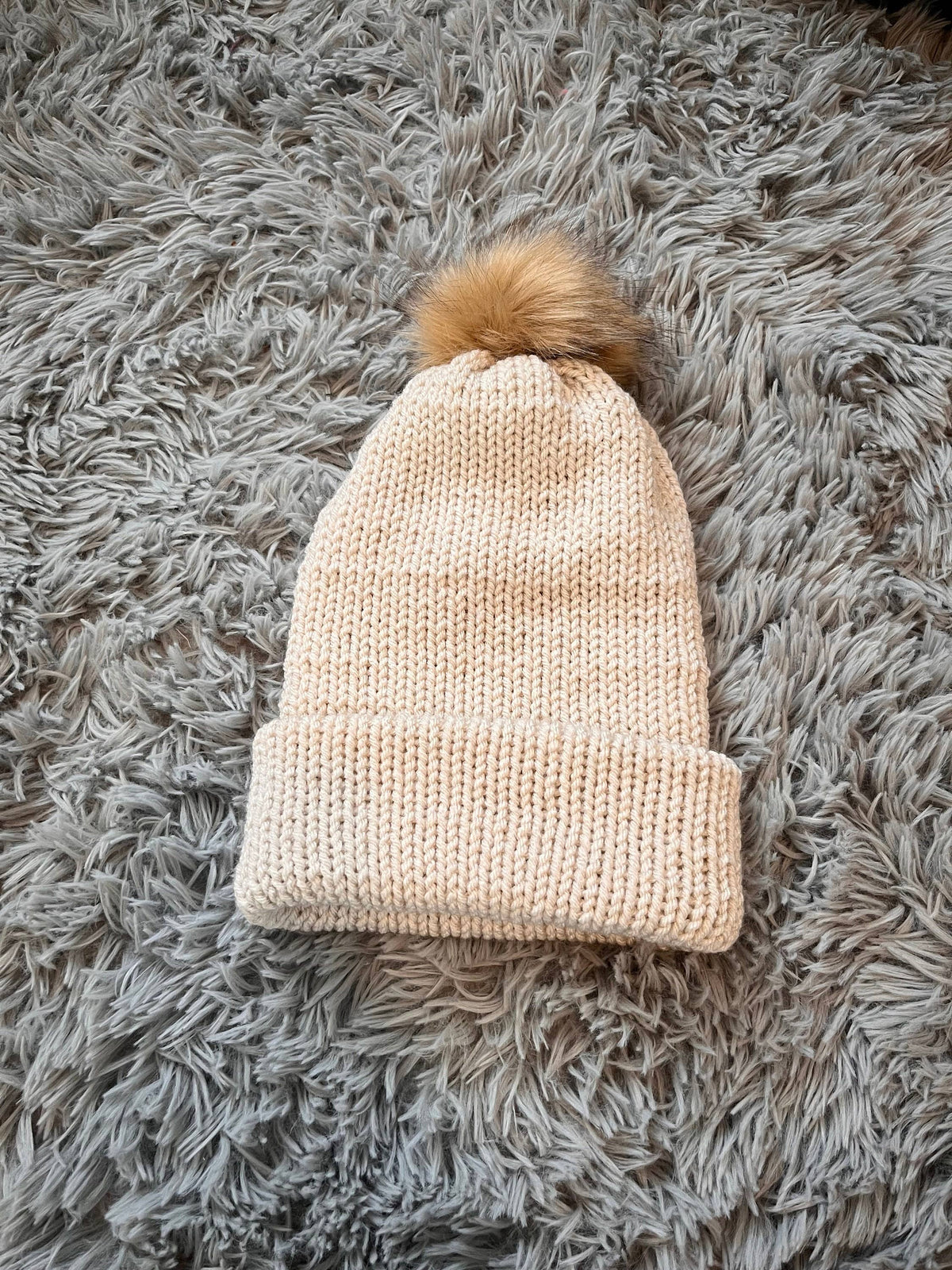 Double-Lined Handmade Knit Beanie – alternate product view 4
