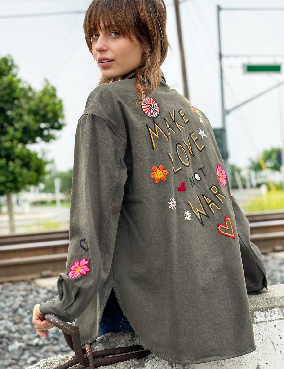 Peace Love and Music Shirt — alternate product view 4