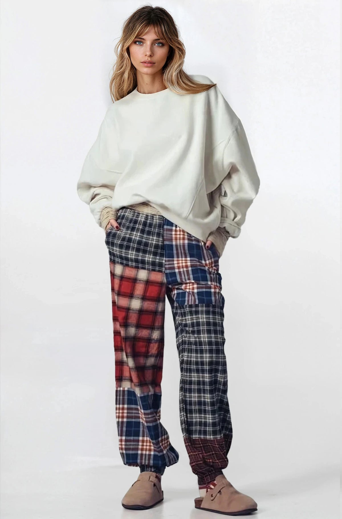 Star Knit Oversized Sweater Top - Fitkitty Culture Athleisure Wear, Yoga Wear & Women's Clothing