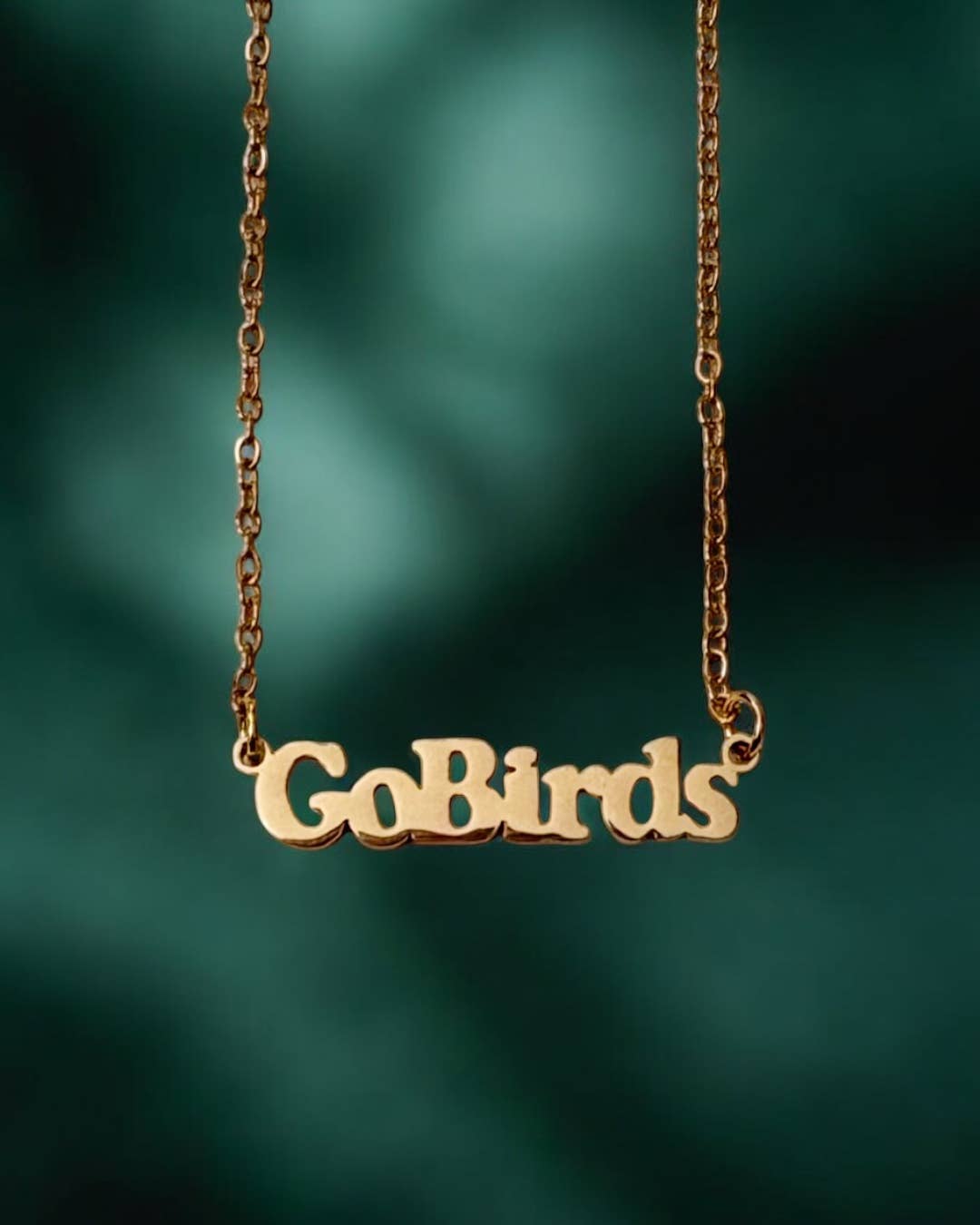 Go Birds Charm Necklace ~ Gold or Silver - House of Caelo Athleisure Wear, Yoga Wear & Women's Clothing