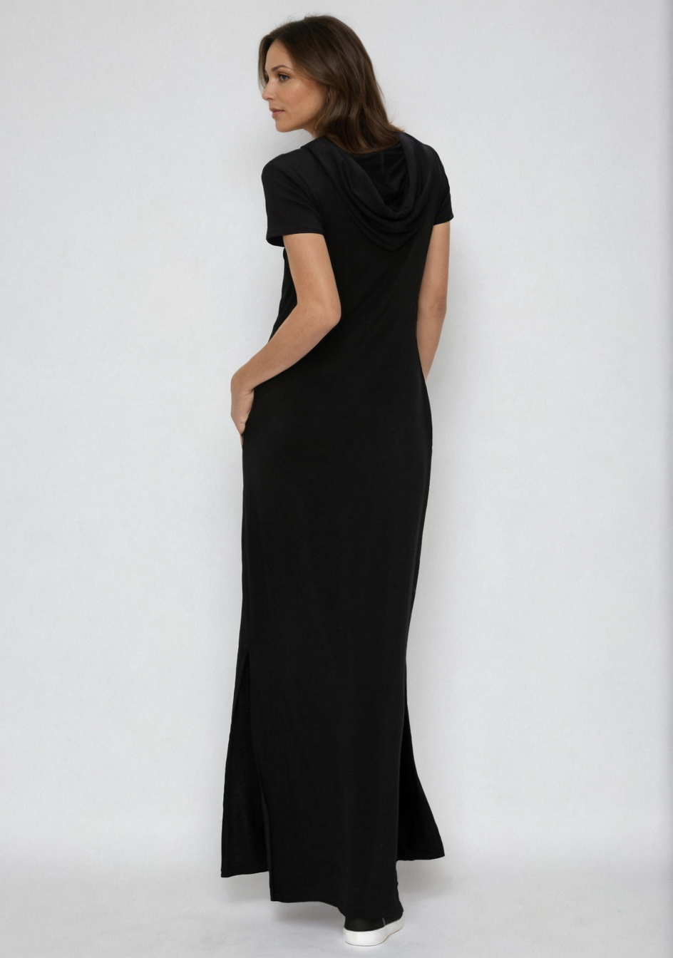 Luxe Lounge Hoodie Dress, view 3