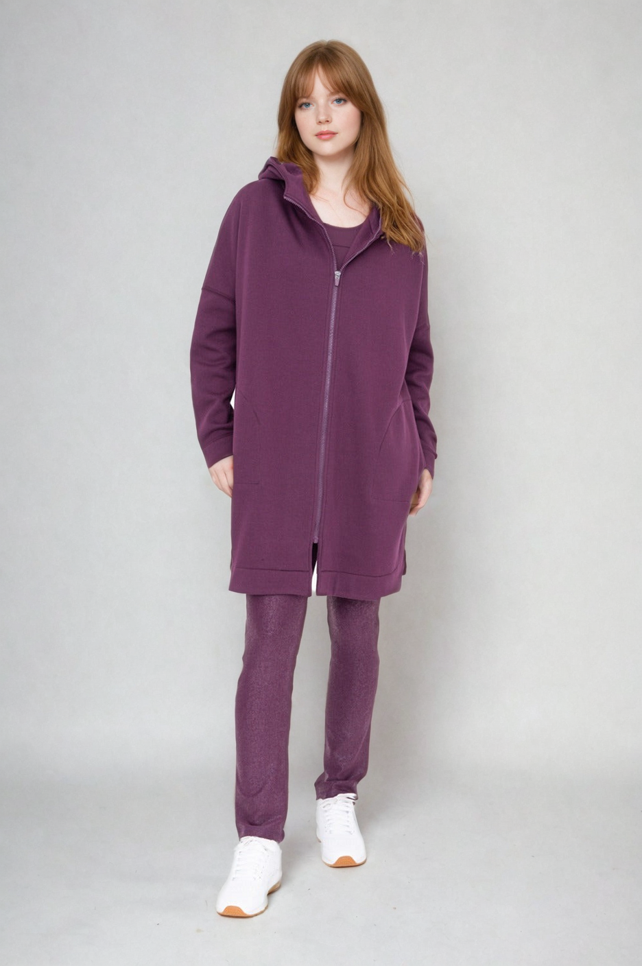 Cozy Comfort Zip Up Hoodie Jacket Burgundy, Clothing, Mono B, House of Caelo Athleisure Wear, Yoga Wear & Women's Clothing