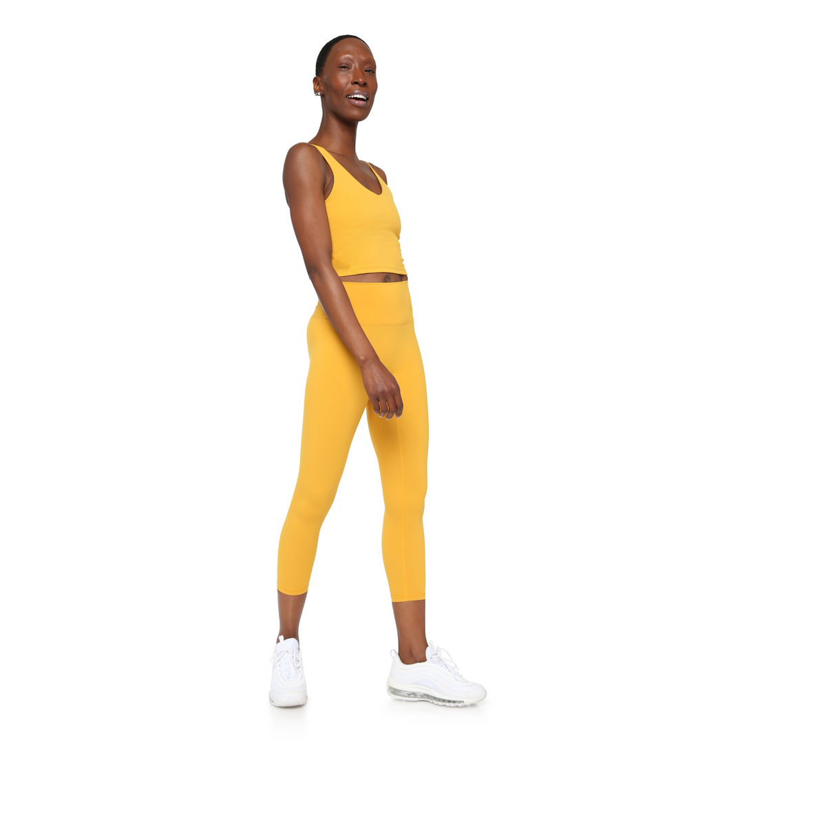 V Neck Midi Tank Top, view 2