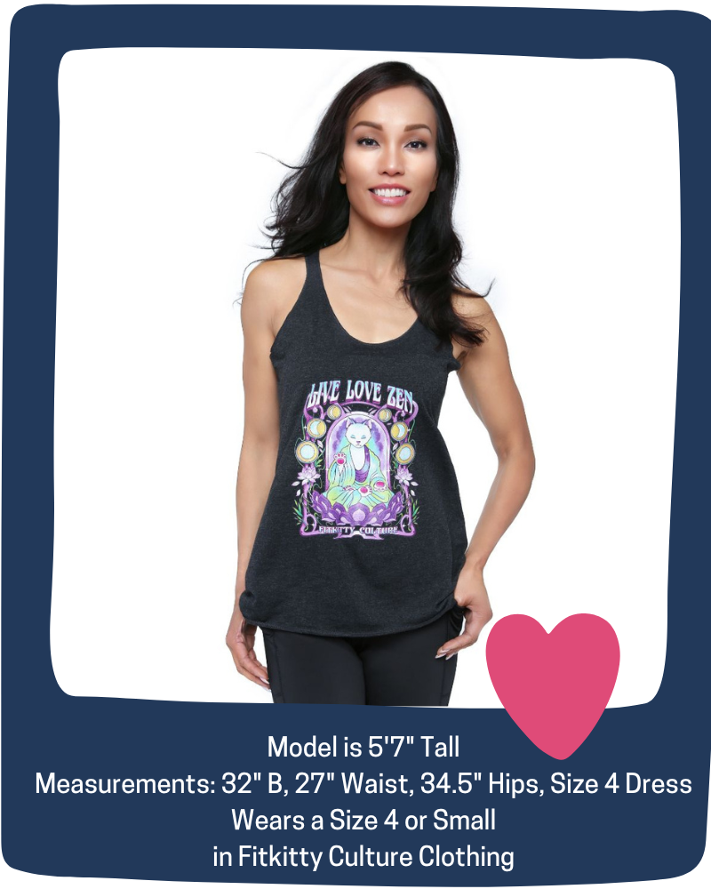 Love Love Zen Racerback Tank Top, view 2