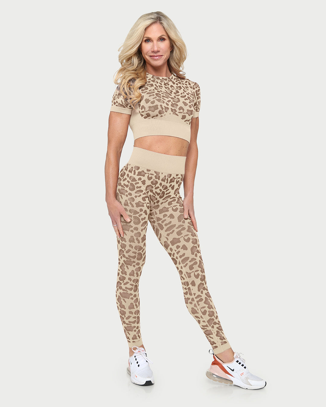 City Leopard Crop Top, view 9