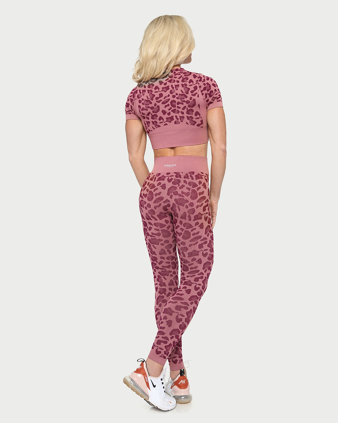 City Leopard Crop Top, view 3
