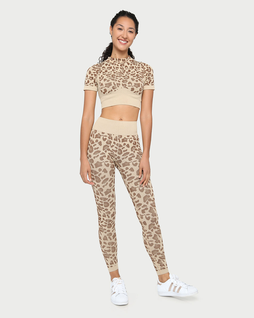 City Leopard Crop Top, view 6