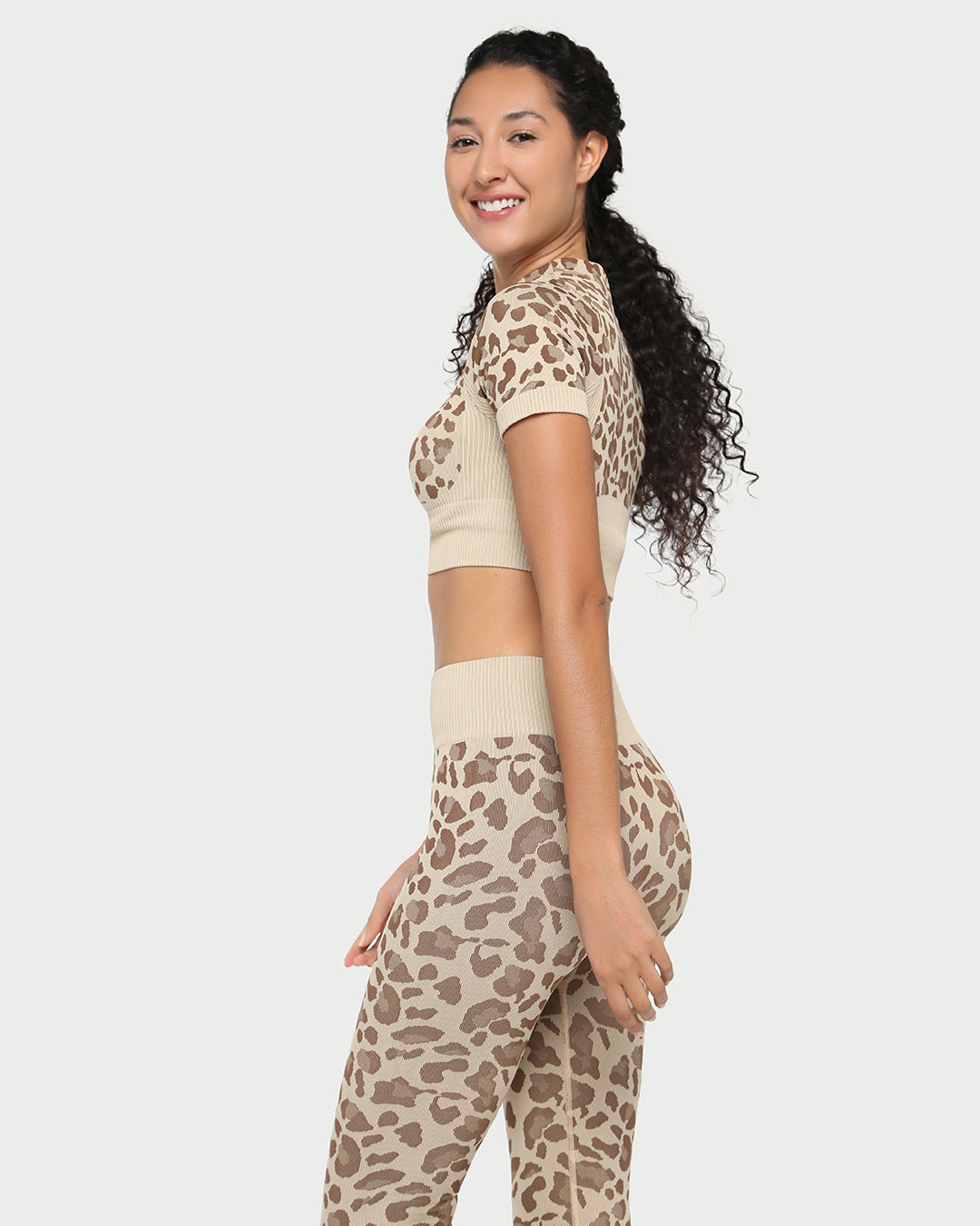 City Leopard Crop Top, view 12