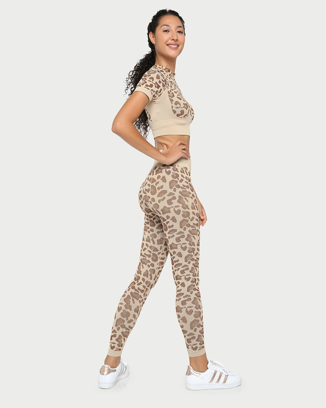 City Leopard Crop Top, view 13
