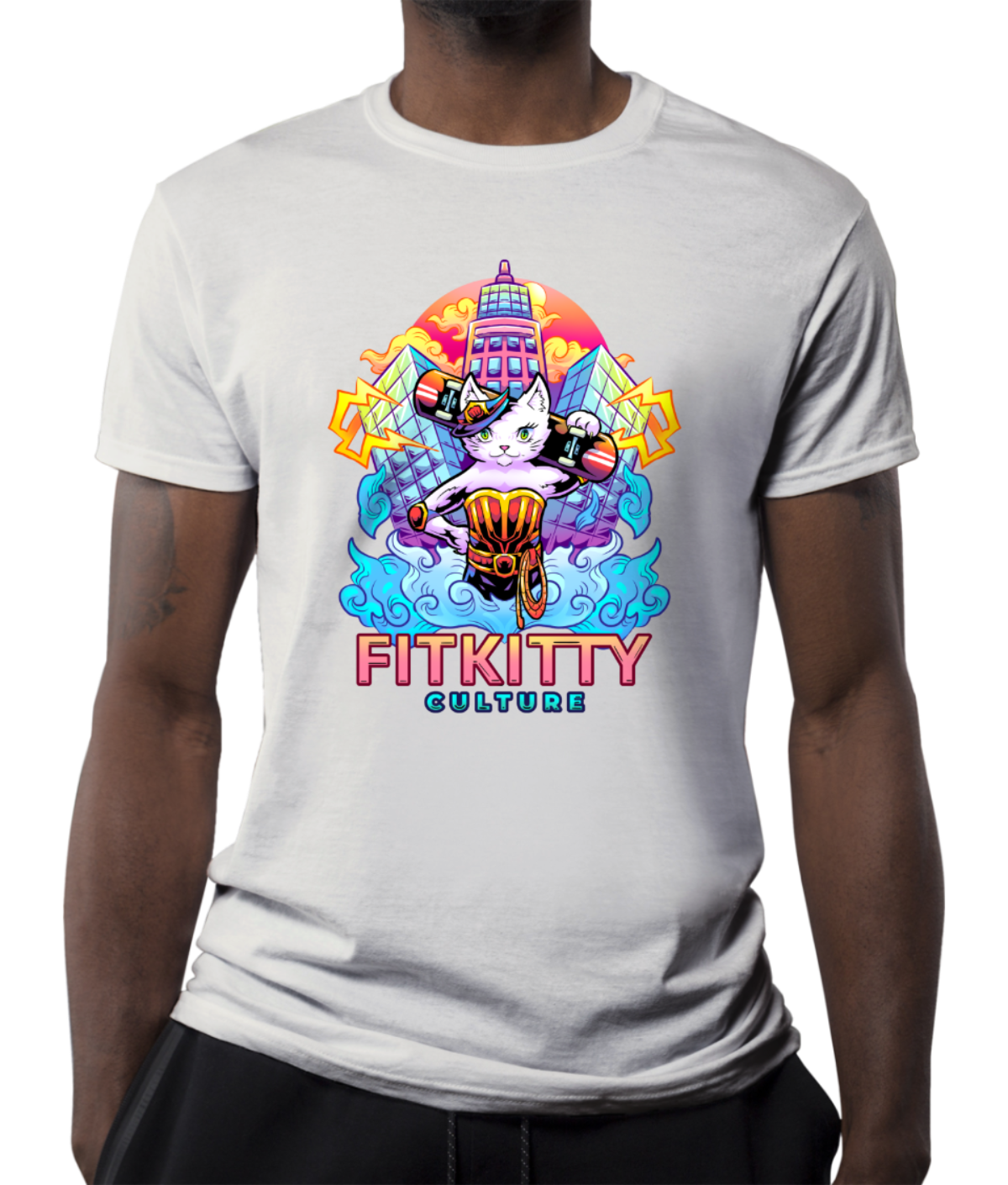 Fitkitty Baddie Kitty T-Shirt, t-shirt, House of Caelo, House of Caelo