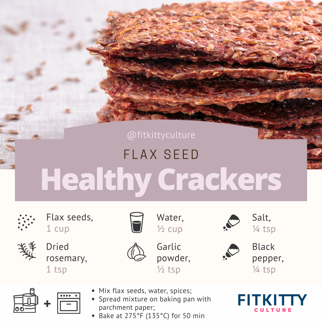 Flax Seed Healthy Crackers | Nutrient-Dense Snack - House of Caelo