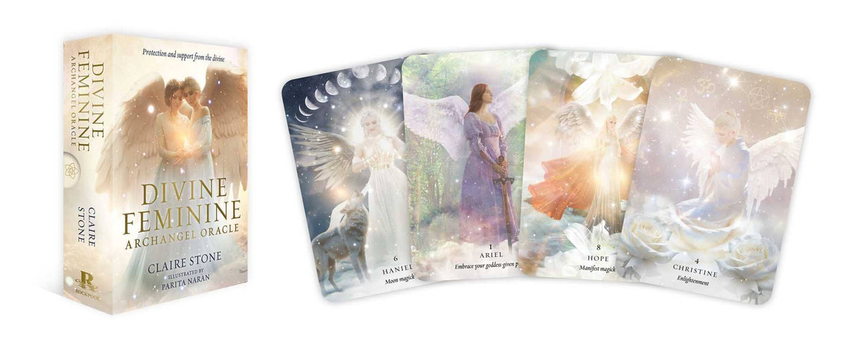 Divine Feminine Archangel Oracle card view