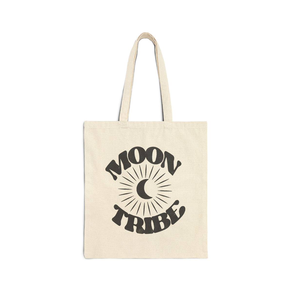 Moon Tribe Cotton Canvas Tote Bag — alternate product view 2