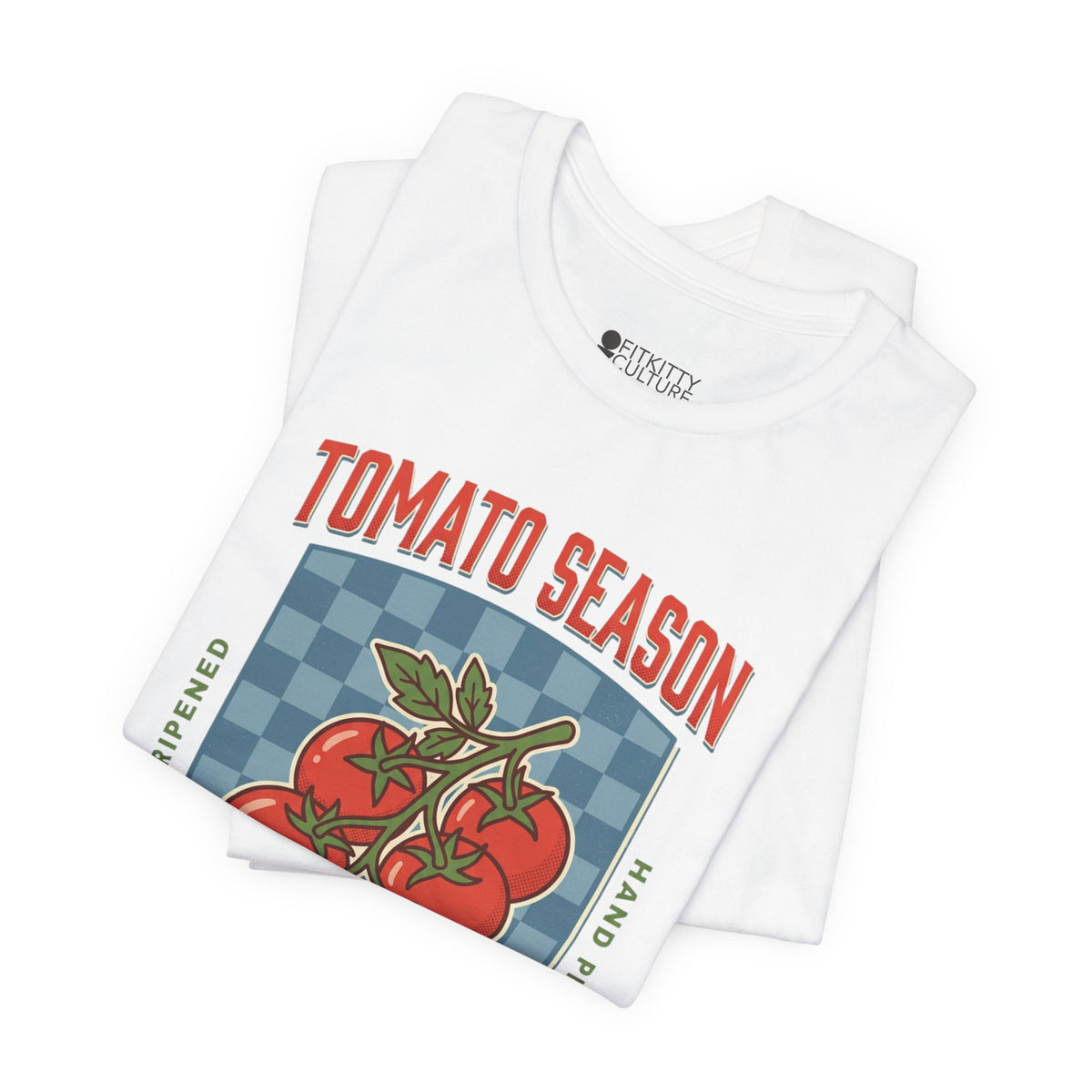 Tomato Season Tee | Vintage Food Graphics, Market Produce T-Shirt, view 14 | Fitkitty Culture®