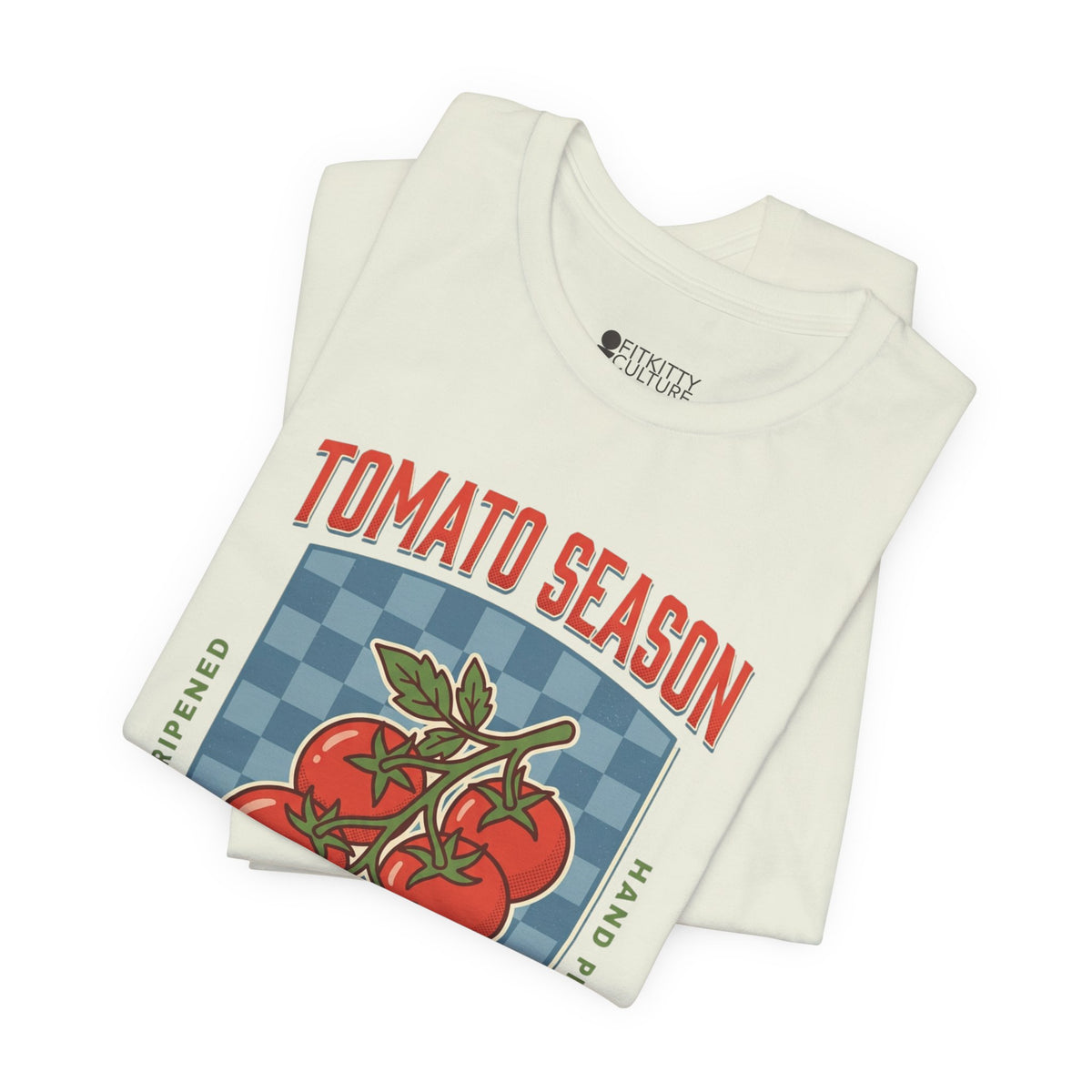 Tomato Season Tee | Vintage Food Graphics, Market Produce T-Shirt, view 11 | Fitkitty Culture®