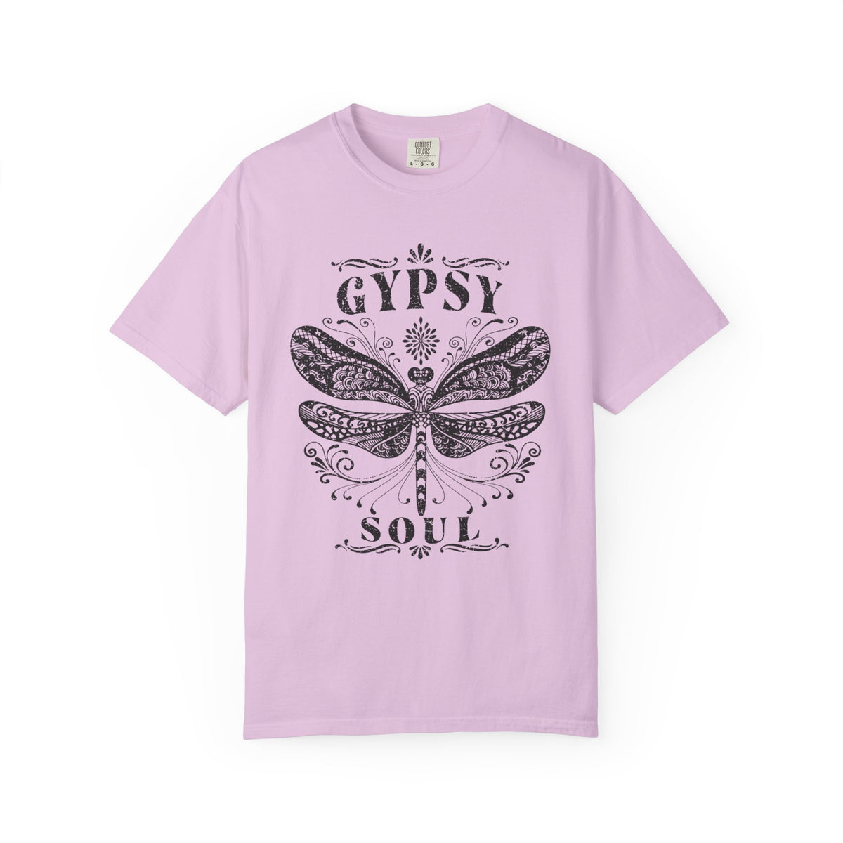 Gypsy Soul Dragonfly T‑Shirt — Boho Vintage Graphic Tee — alternate product view 5