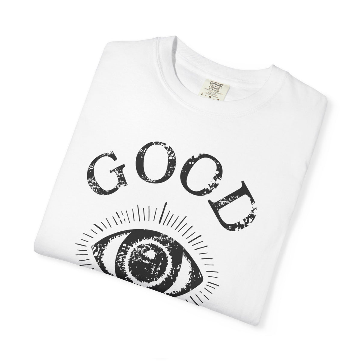 Good Vibes Eye T-Shirt: Vintage Mystic Graphic Tee, view 11 | Fitkitty Culture®