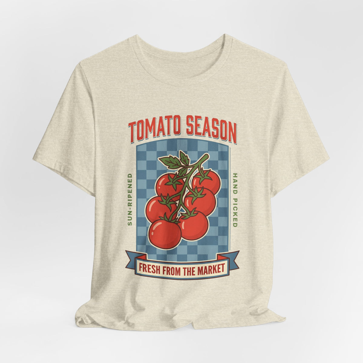Tomato Season Tee | Vintage Food Graphics, Market Produce T-Shirt, view 27 | Fitkitty Culture®