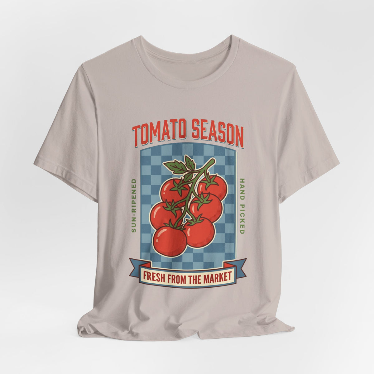 Tomato Season Tee | Vintage Food Graphics, Market Produce T-Shirt, view 30 | Fitkitty Culture®