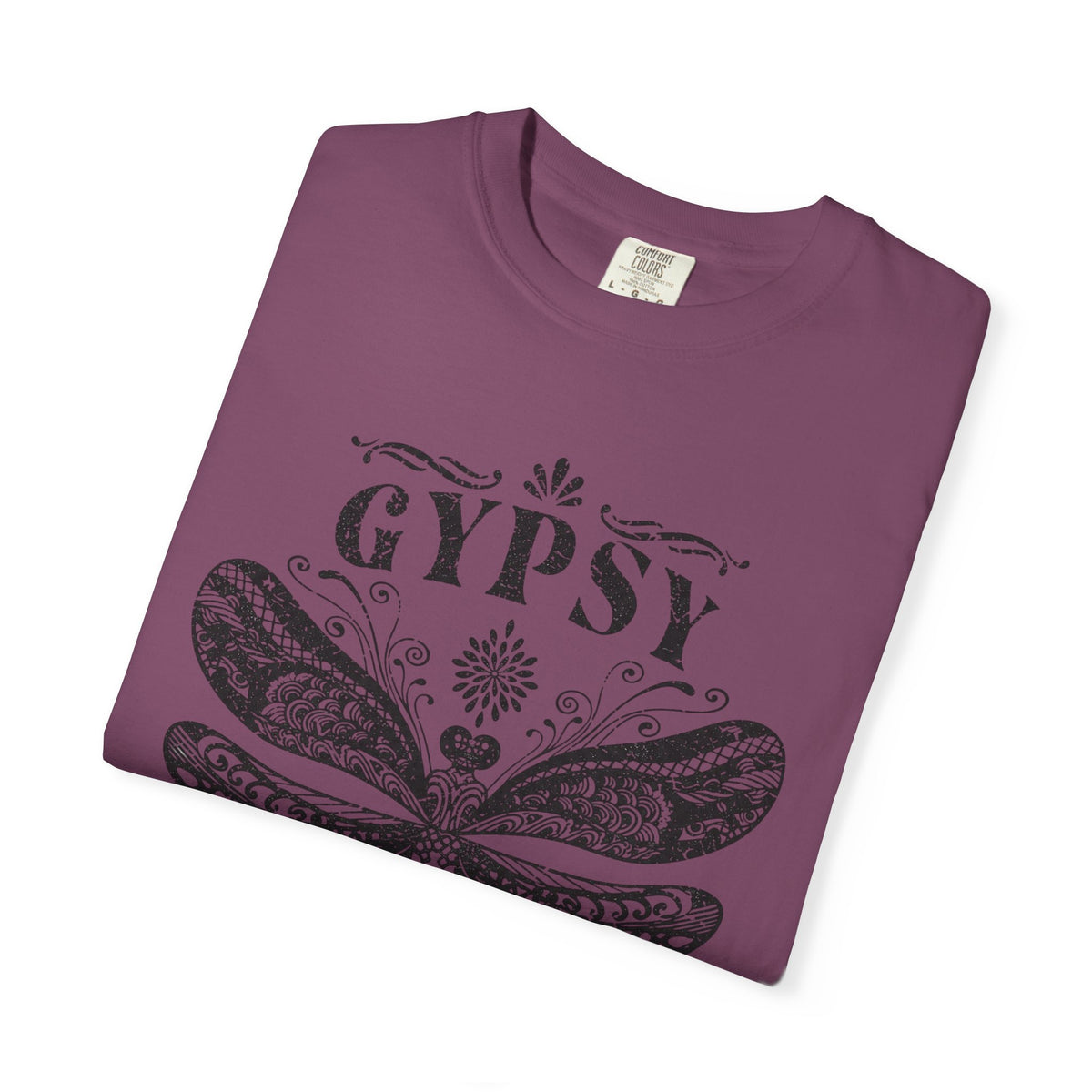 Gypsy Soul Dragonfly T‑Shirt — Boho Vintage Graphic Tee, view 21 | Fitkitty Culture®