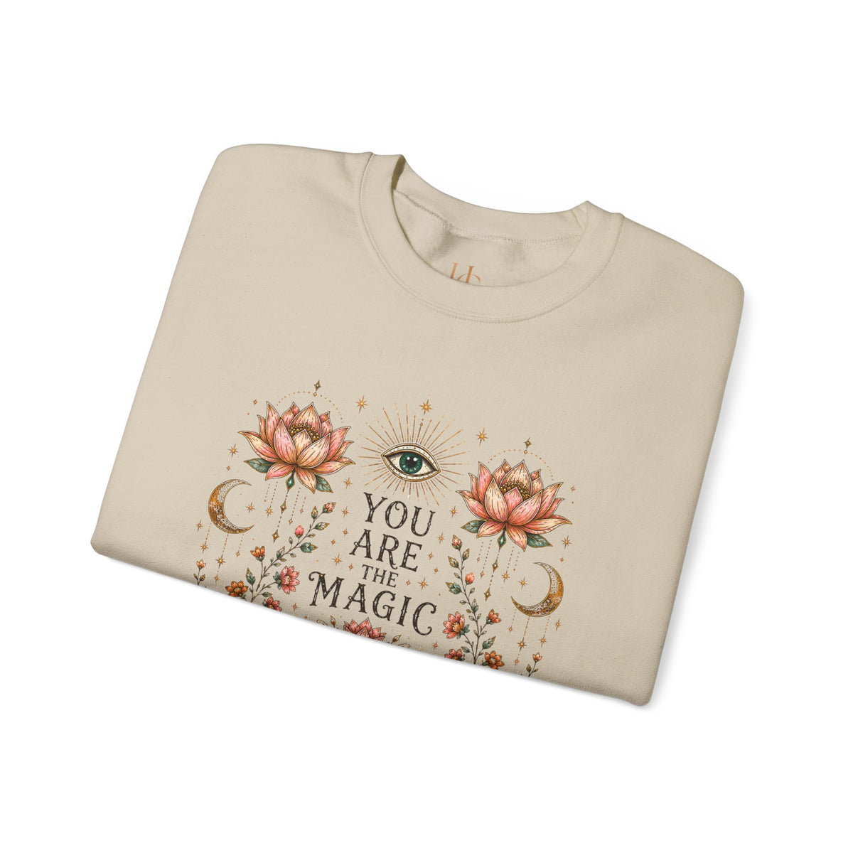 You Are the Magic Mystical Lotus Crewneck Sweatshirt — alternate product view 4