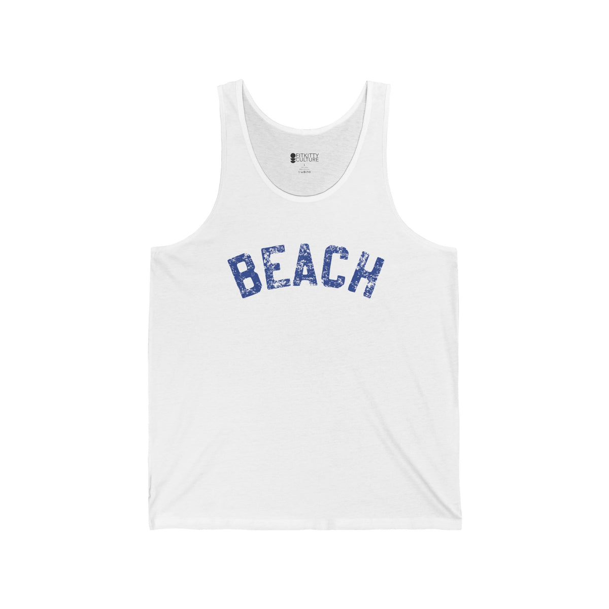 BEACH Tank, view 3 | Fitkitty Culture®