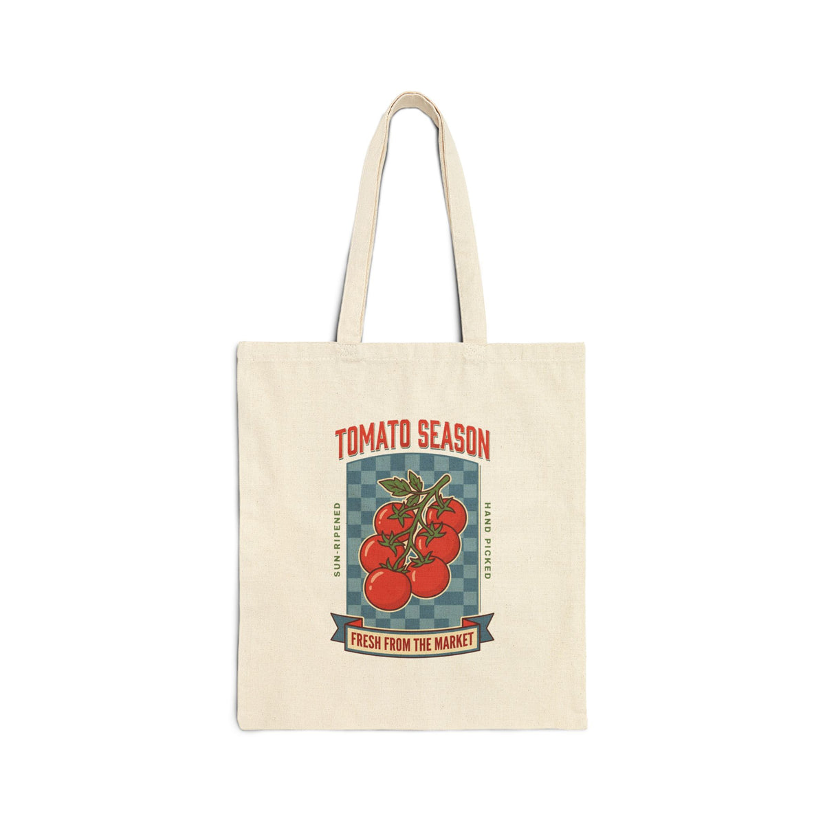 Tomato Season Market Tote, view 3 | Fitkitty Culture®