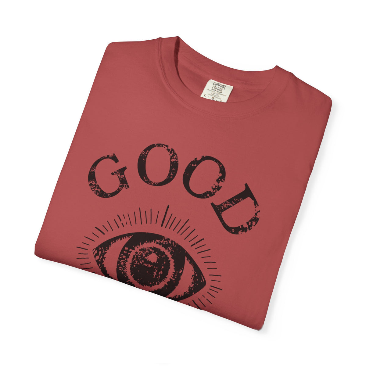 Good Vibes Eye T-Shirt: Vintage Mystic Graphic Tee, view 32 | Fitkitty Culture®