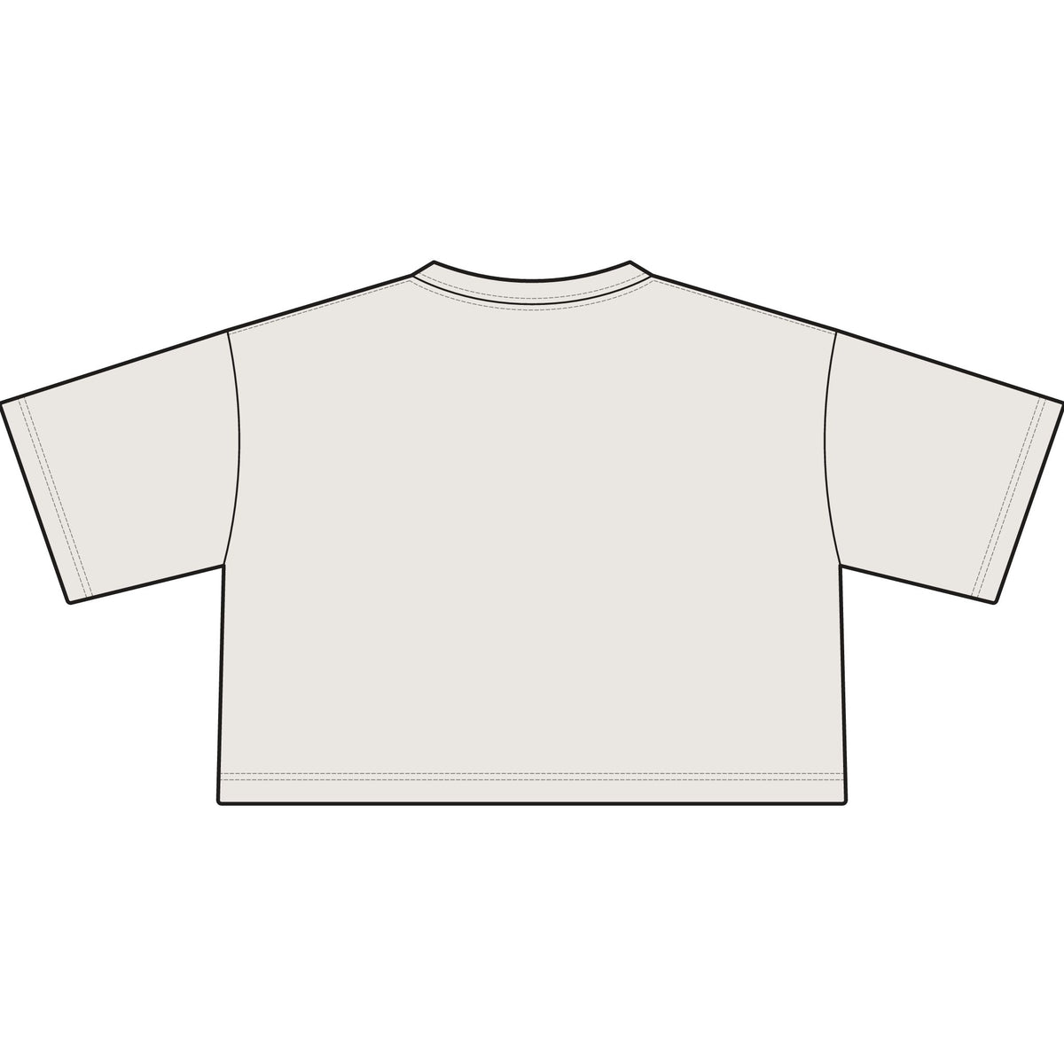 Cropped Tee — "Buck Around" Western Rodeo Graphic, view 7 | Fitkitty Culture®