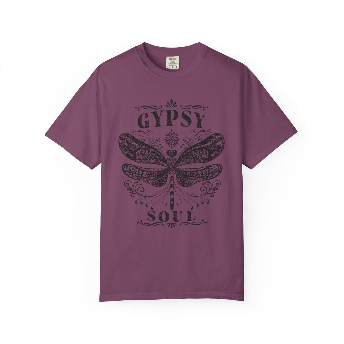 Gypsy Soul Dragonfly T‑Shirt — Boho Vintage Graphic Tee — alternate product view 9