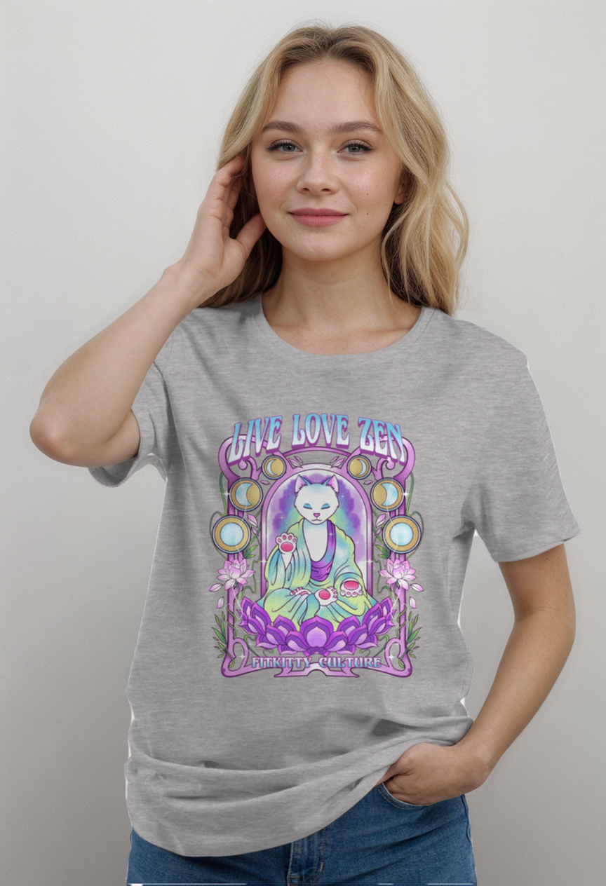 Fitkitty Zenkitty T-Shirt, view 3