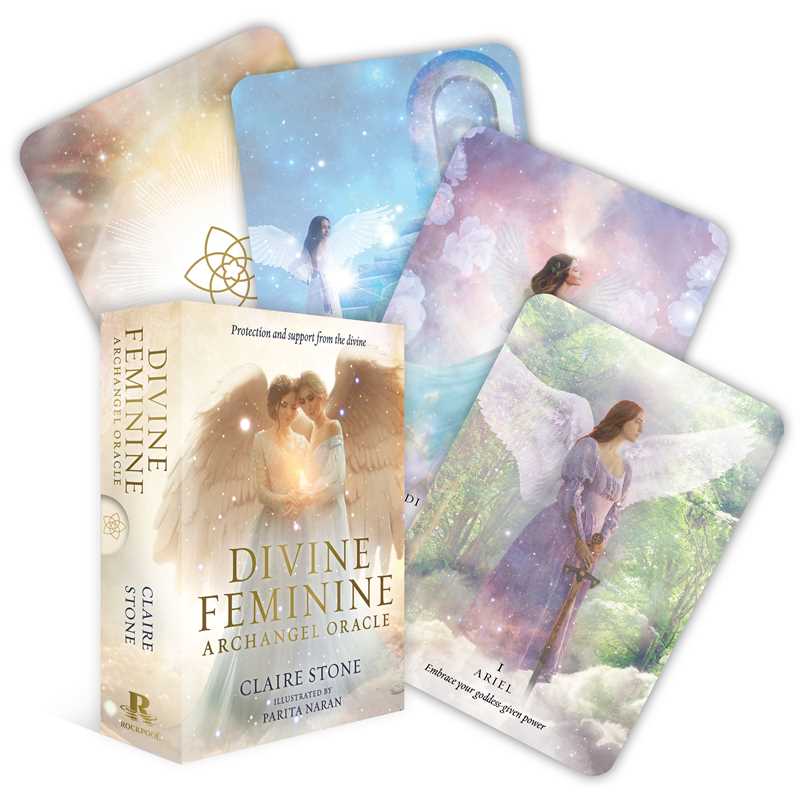 Divine Feminine Archangel Oracle deck box and cards