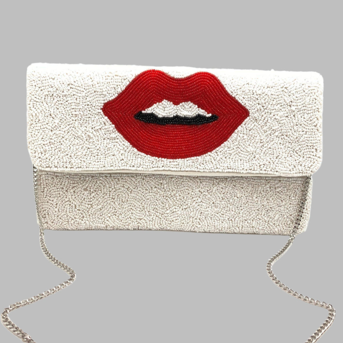 Scarlet Kiss Beaded Clutch - House of Caelo Athleisure Wear, Yoga Wear &  Women's Clothing