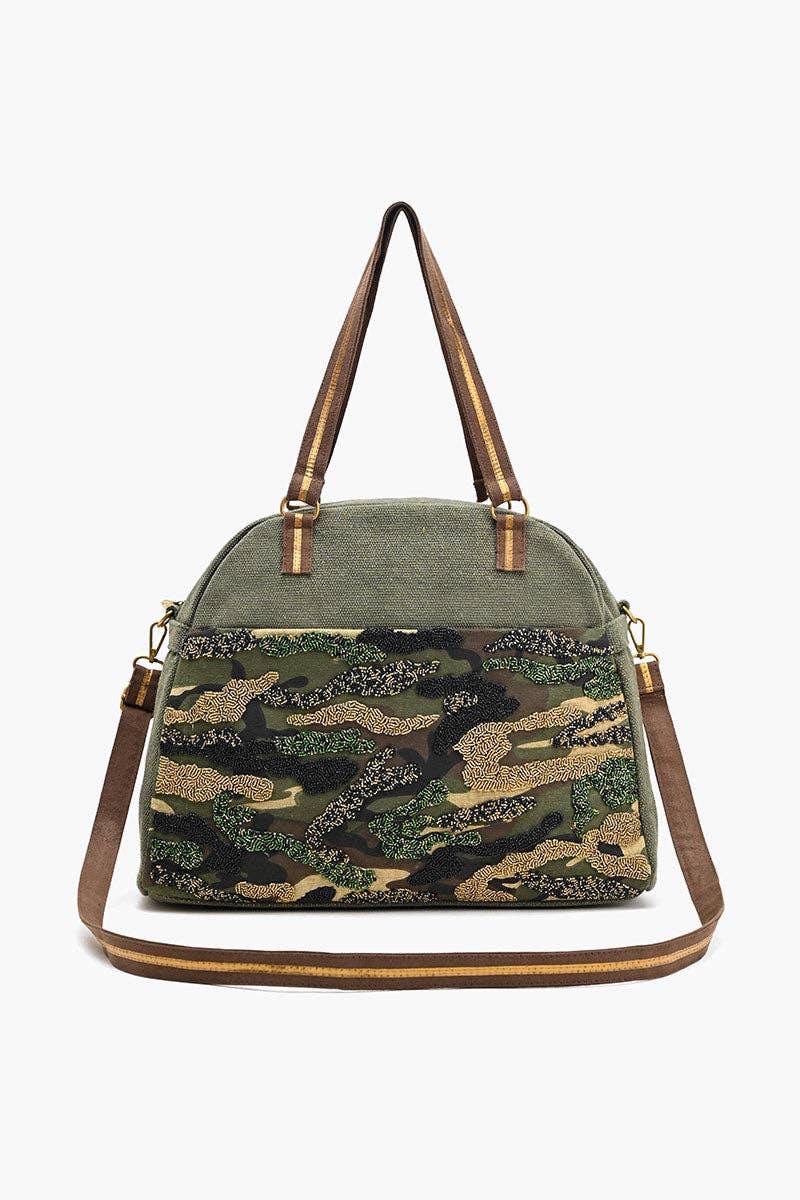 Jet Set Glam Camo Travel Tote - House of Caelo Athleisure Wear, Yoga Wear &  Women's Clothing