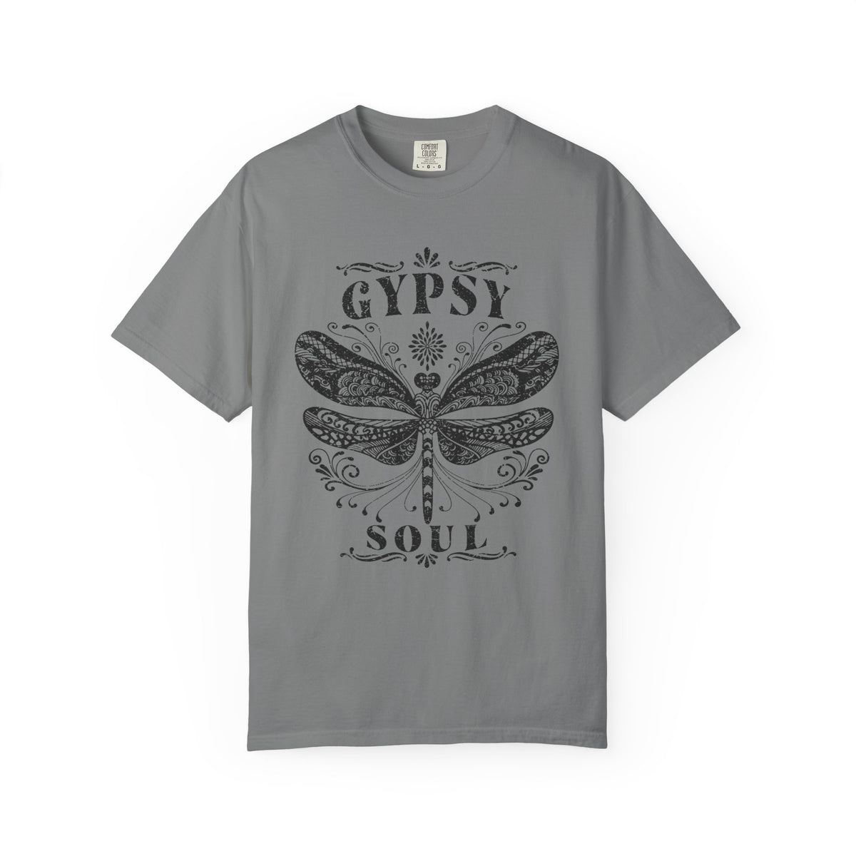 Gypsy Soul Dragonfly T‑Shirt — Boho Vintage Graphic Tee — alternate product view 7