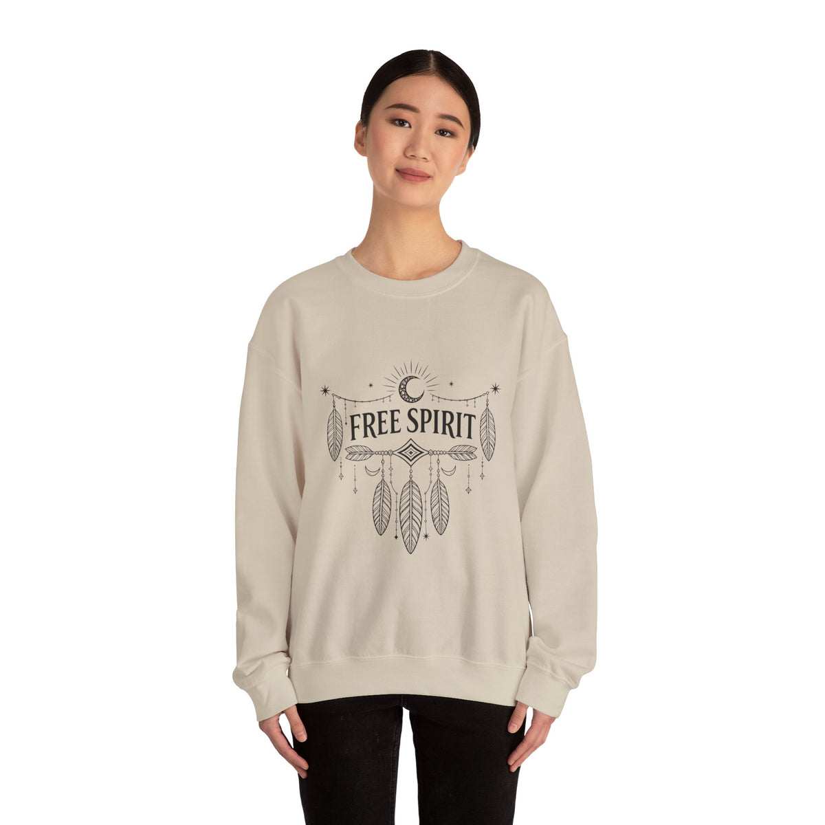 Free Spirit Dreamcatcher Crewneck Sweatshirt — alternate product view 15