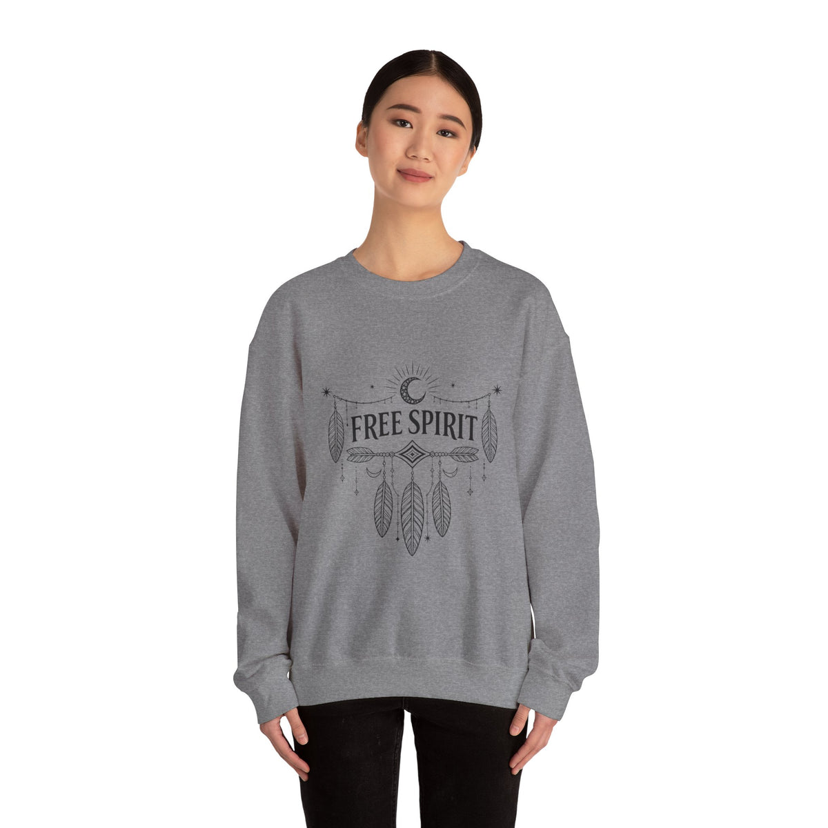 Free Spirit Dreamcatcher Crewneck Sweatshirt — alternate product view 18
