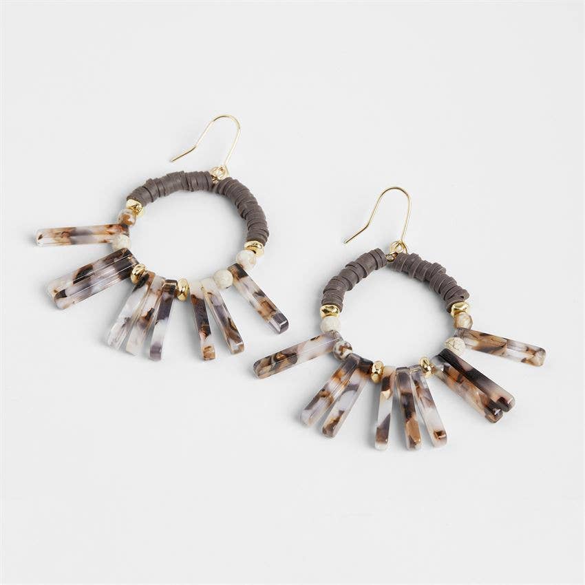Terrace Hoop Earrings - House of Caelo Athleisure Wear, Yoga Wear &  Women's Clothing