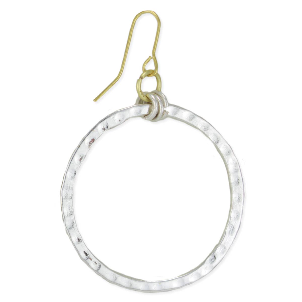 Simple Circle Textured Circle Earrings - Fitkitty Culture Athleisure Wear, Yoga Wear &  Women's Clothing