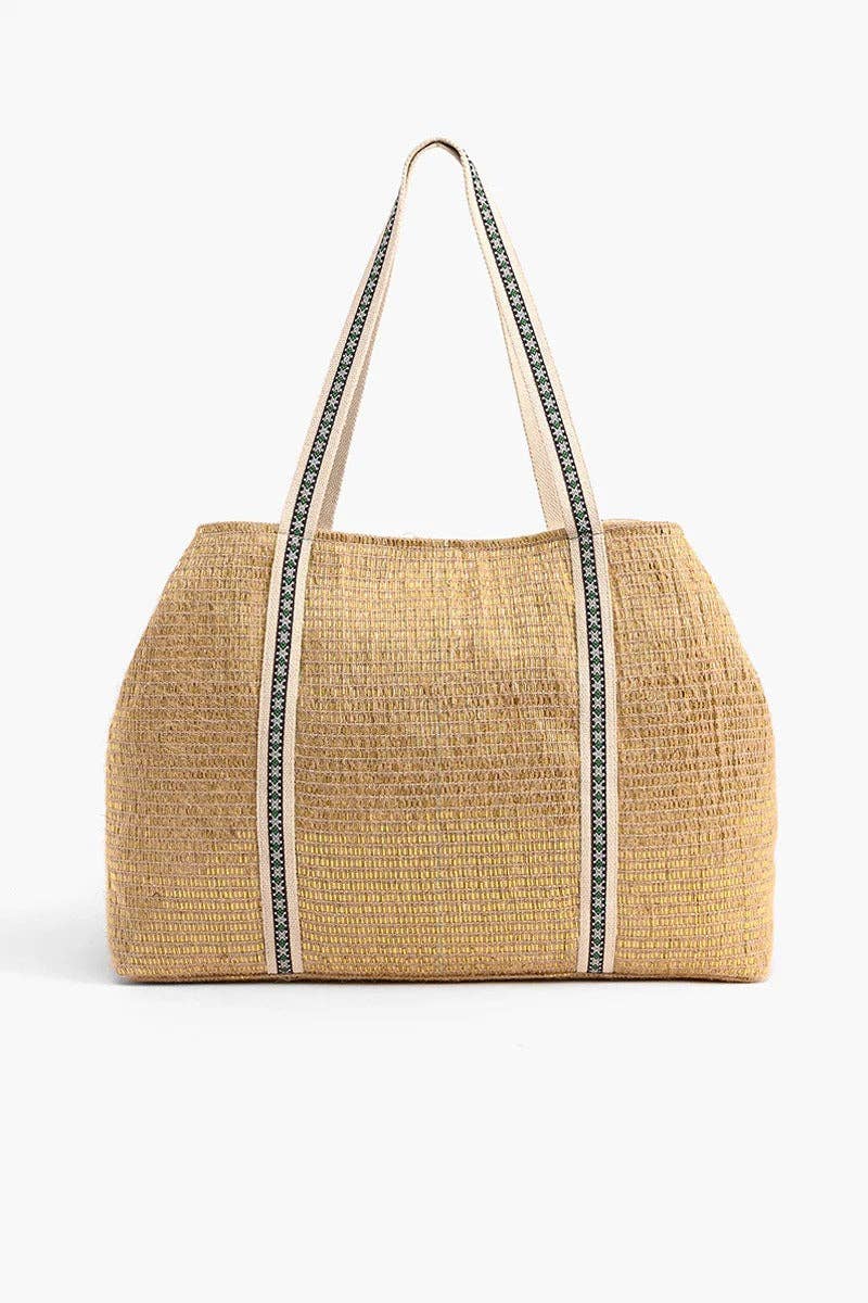 Bee Green Embellished Tote — alternate product view 4