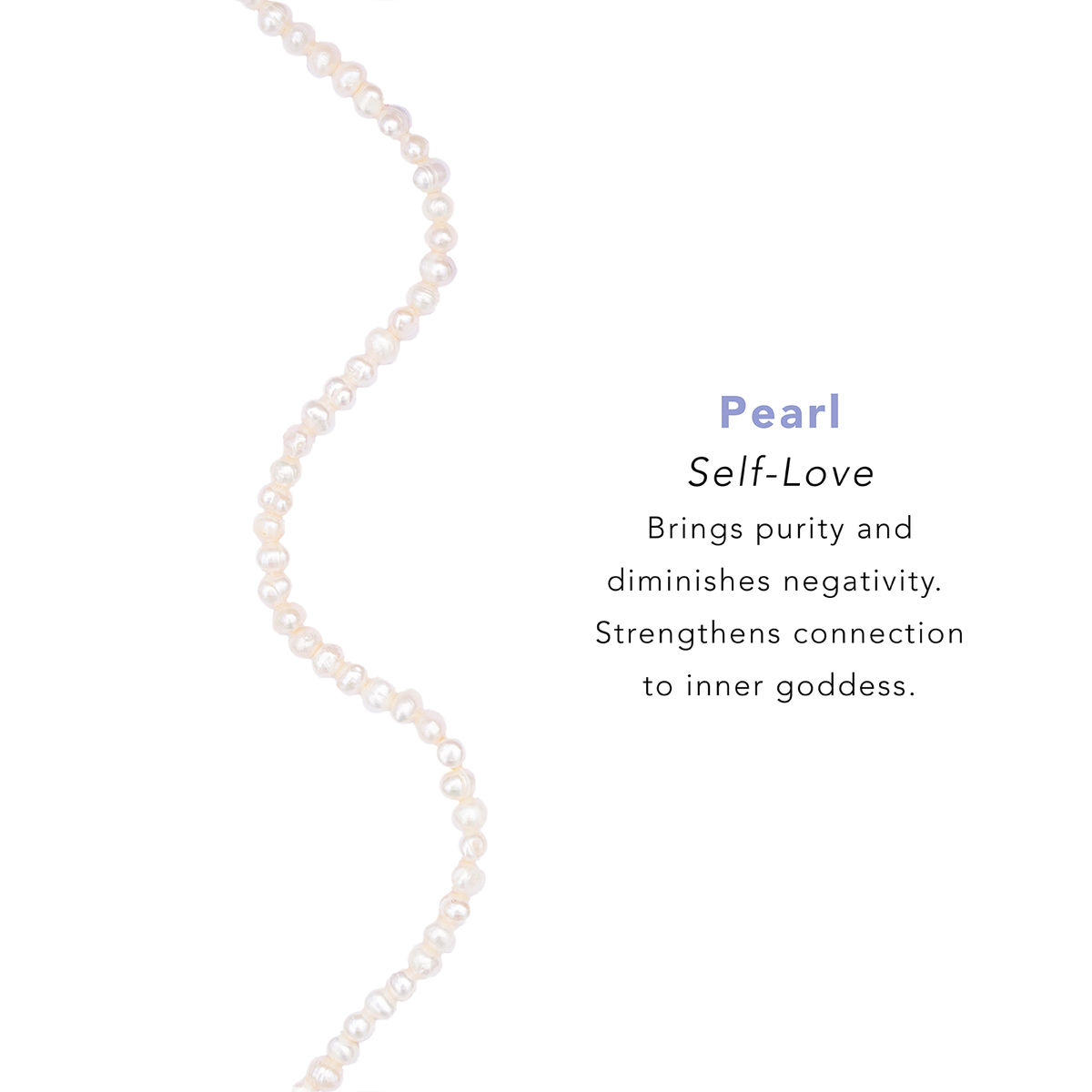 Self Love Pearl 4mm Healing Bracelet - House of Caelo Athleisure Wear, Yoga Wear &  Women's Clothing