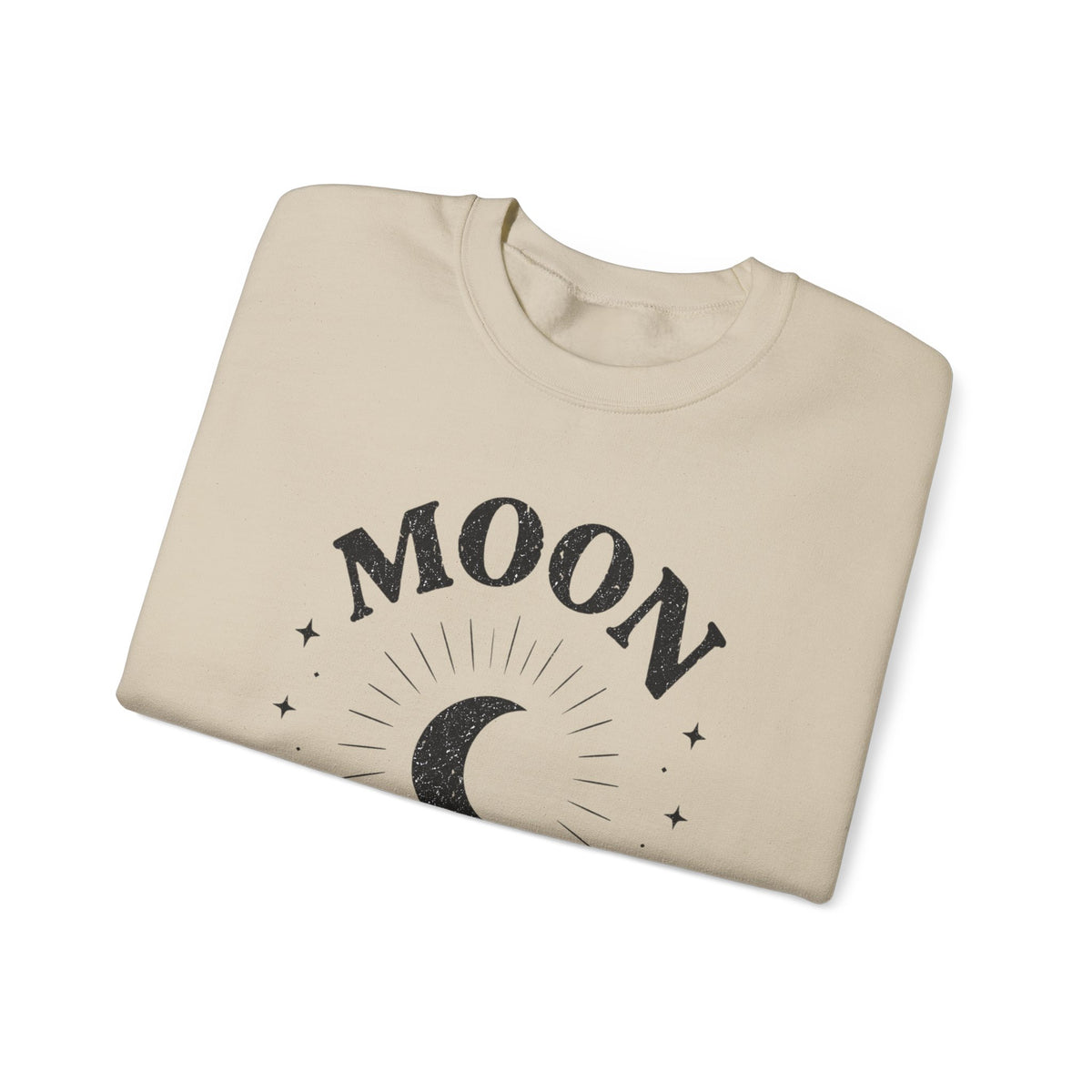 Moon Tribe Crewneck Sweatshirt Gray and Natural Sand — alternate product view 10