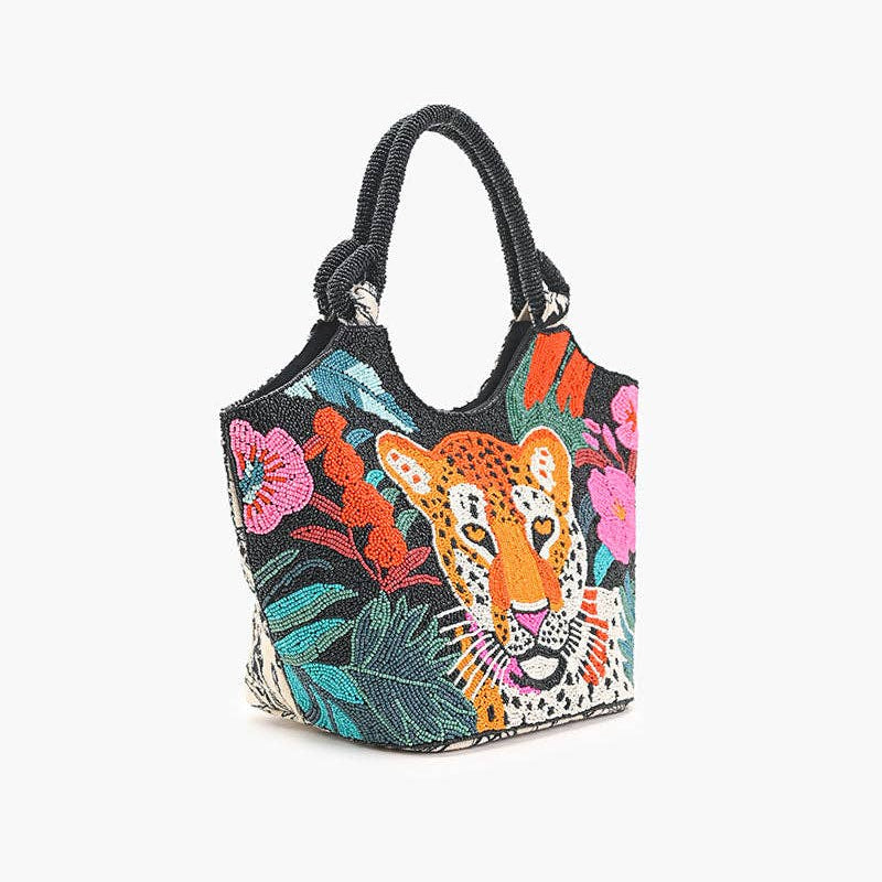 Tropical Leopard Embellished HandBags - Fitkitty Culture Athleisure Wear, Yoga Wear &  Women's Clothing