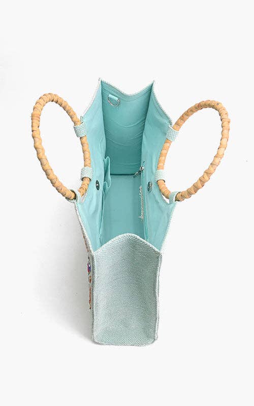 Periwinkle Blue Butterfly Tote - House of Caelo Athleisure Wear, Yoga Wear &  Women's Clothing