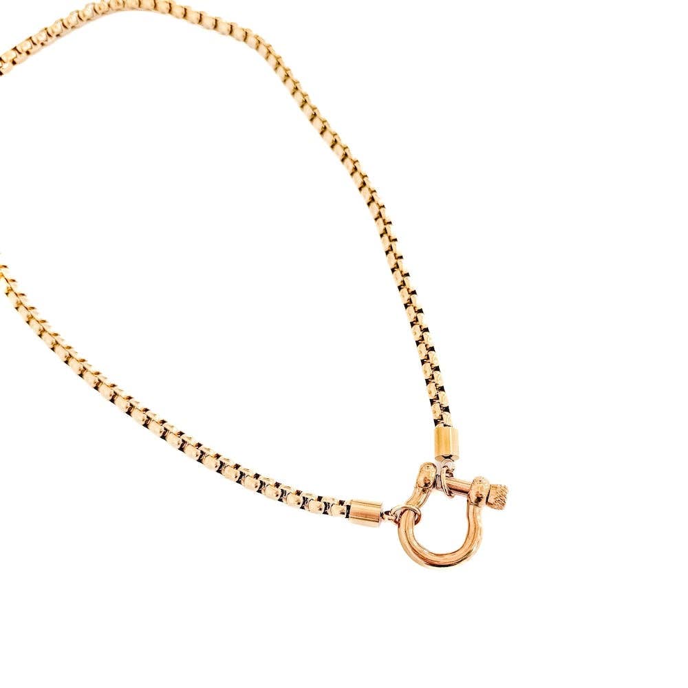 Lucky Me Horseshoe Toggle Necklace - WATERPROOF - House of Caelo Athleisure Wear, Yoga Wear &  Women's Clothing