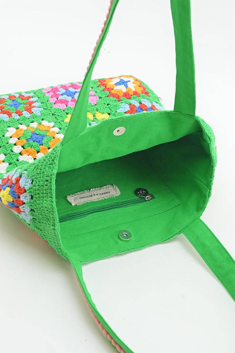 Rooted Radiance Crochet Tote- Sustainable Fashion - House of Caelo Athleisure Wear, Yoga Wear &  Women's Clothing