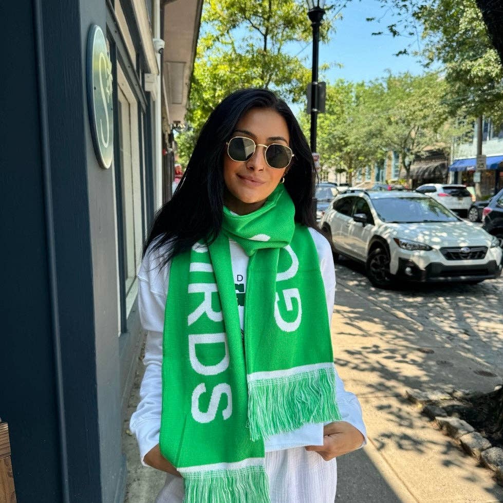 Philadelphia Eagles "Go Birds" Fringe Scarf - House of Caelo Athleisure Wear, Yoga Wear &  Women's Clothing